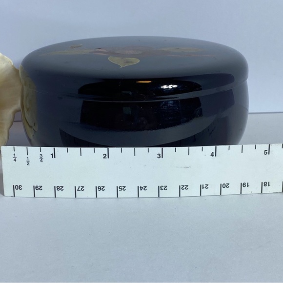 Japanese Floral Black Decorative jewelry box - Picture 3 of 10